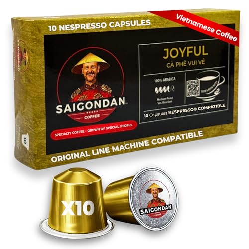 Joyful Vietnamese Coffee Capsules – Medium Roast 100% Arabica Bourbon