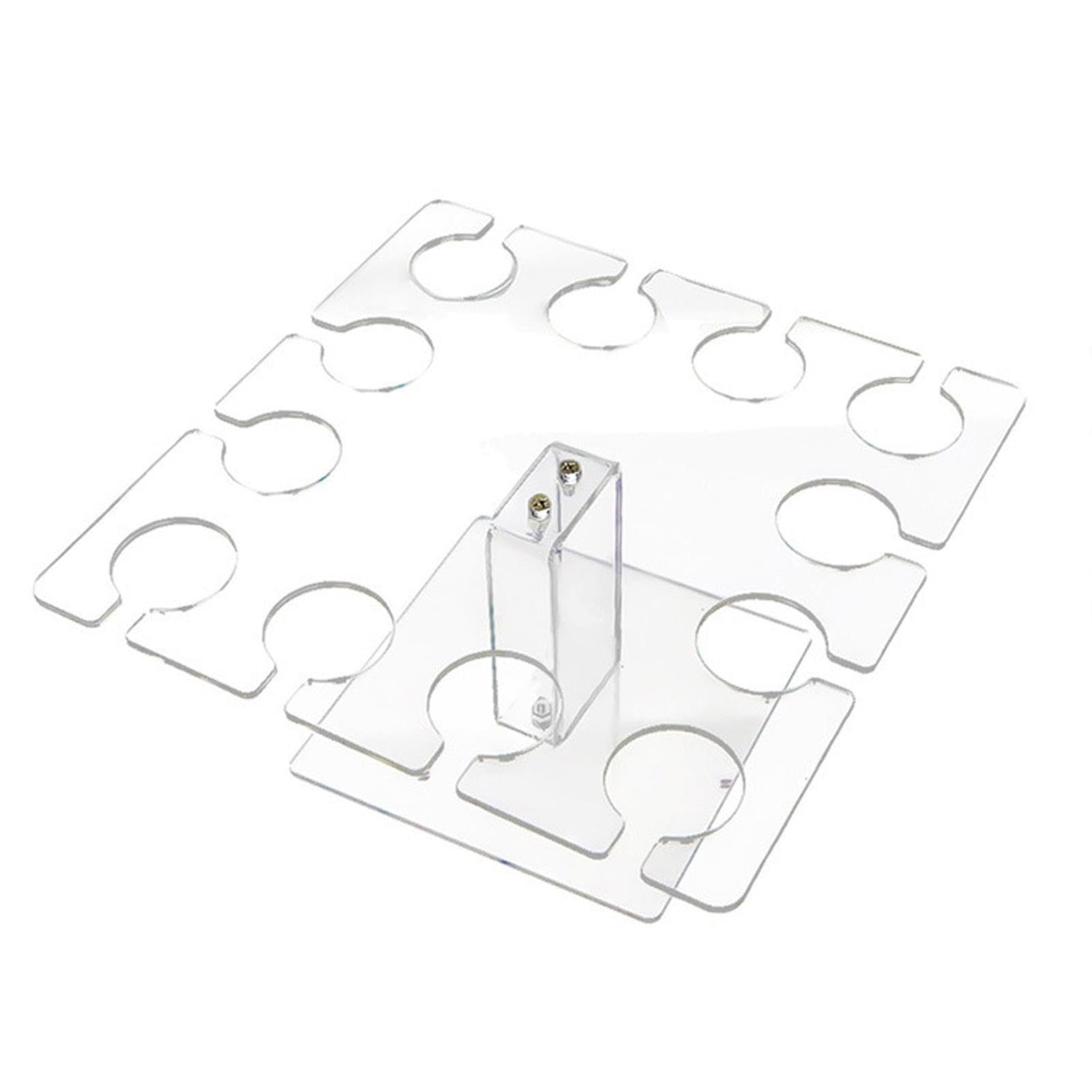 Generic Acrylic Wine Glass Stand - 12 Cup Display Rack | Champagne Flute Stand for Festivals, Business Events, Weddings, Birthdays