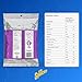 Sqwincher Zero Qwik Stik, Grape, Sugar Free, Low Calorie, Low Sodium Electrolyte Powder Hydration Drink Mix, .11 0z Packet (Pack of 50)