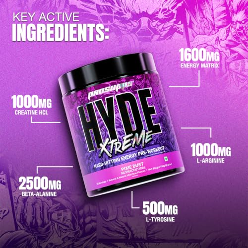 Image of ProSupps Hyde Xtreme Pixie Dust High Stim Pre Workout, 30 Servings