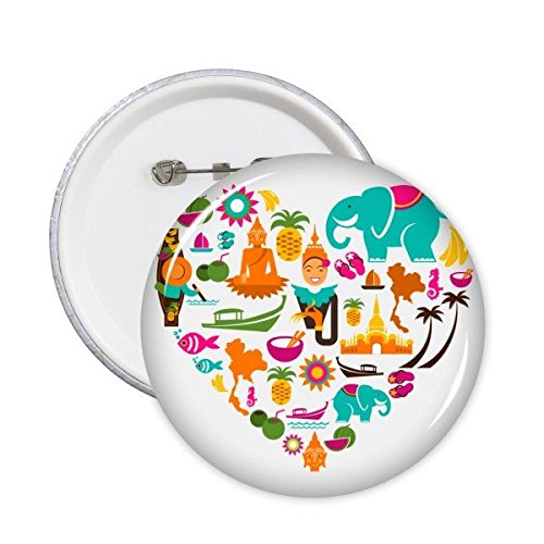 Badge Thaïlande traditionnel XL pour personnaliser vos sacs de voyage et vestes en jean