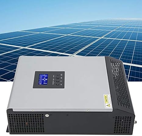 Pure Sine Wave Solar Inverter, 3000W 24V Stainless Steel Inverter with MPPT Solar Charger for Off Grid Homes and RVs
