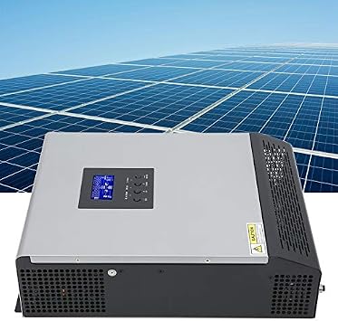 Pure Sine Wave Solar Inverter, 3000W 24V Stainless Steel Inverter with MPPT Solar Charger for Off Grid Homes and RVs