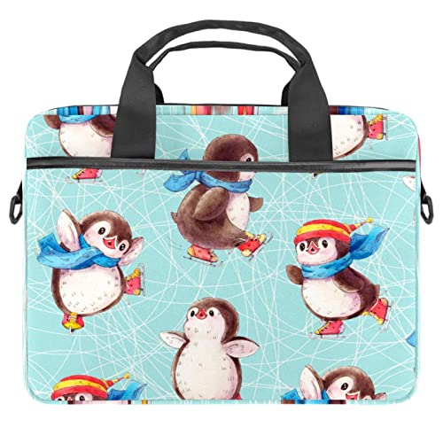 Sac à bandoulière ordinateur portable motif pingouin pour le bureau et l'université