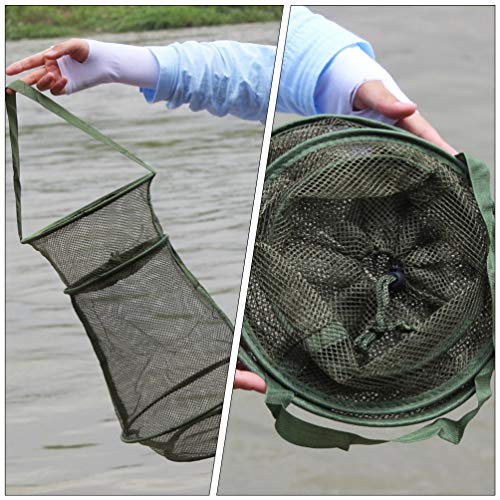2 peças de rede de pesca Besportble, rede de pesca dobrável, rede de pesca, rede de pesca
