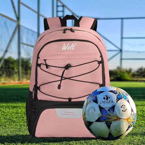 Mochila de baloncesto y voleibol con zapatillero externo marca WOLT 6