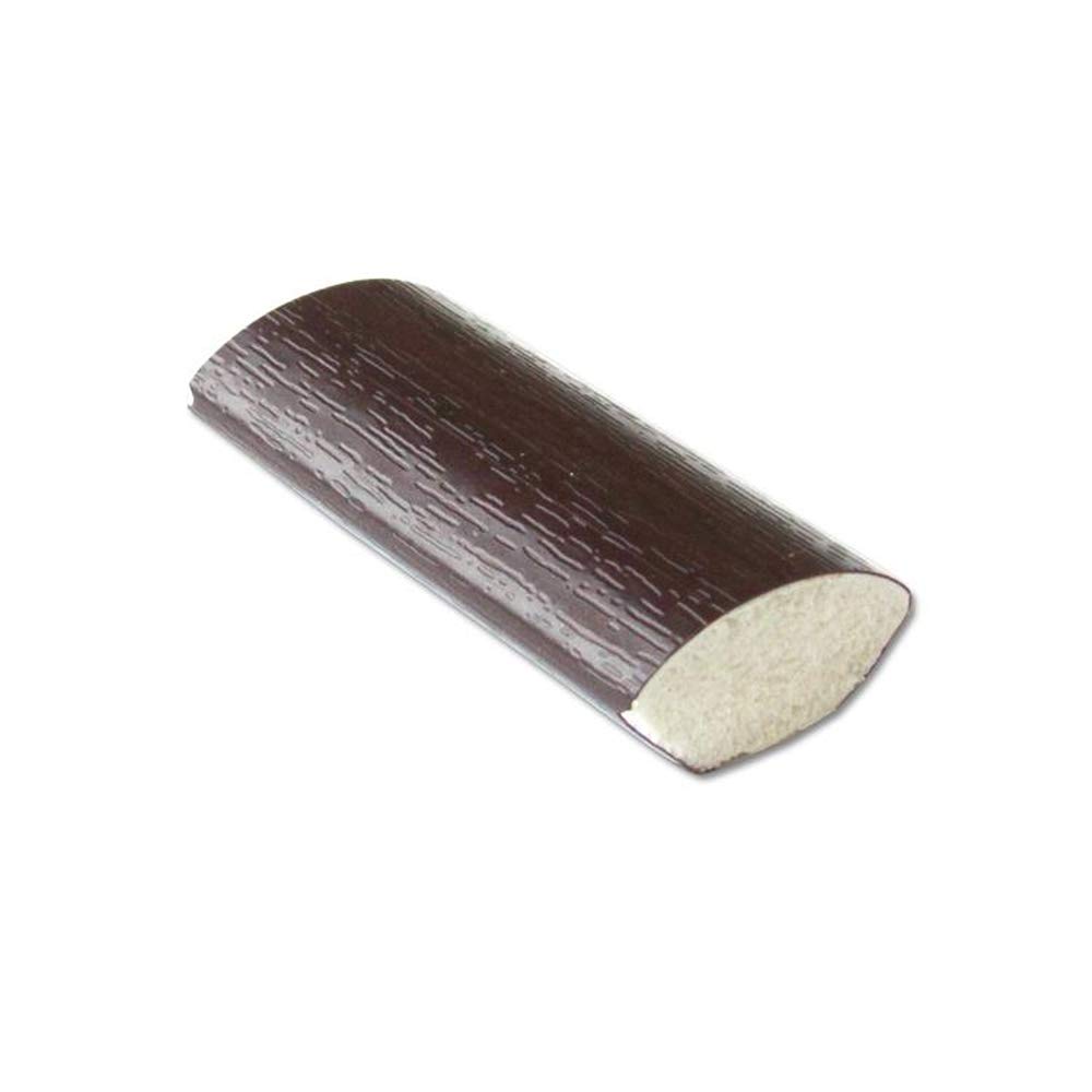 uPVC Plastic Quadrant Trim 17.5mm - Window/Tile Beading - Plastic Finishing Trim - 5 Pack of 2 Metre Lengths (Rosewood)