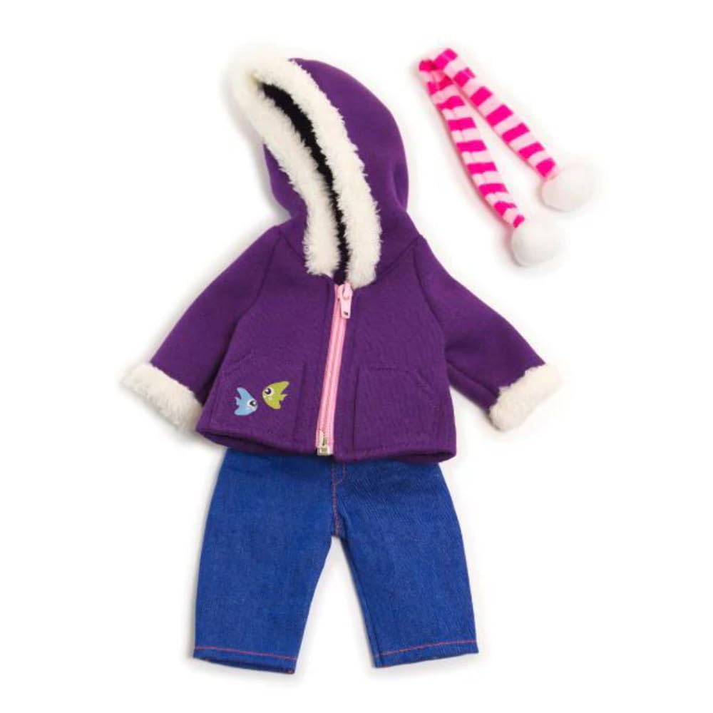 Miniland Pijama de Verano Topos Rosa para muñeco de 32cm — view 10