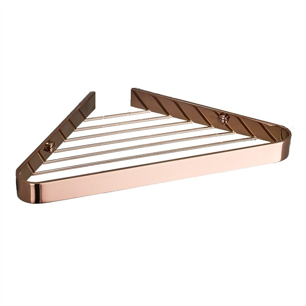 CGKs6anmU Bathroom Shelf Corner Shower Caddy Triangle Metal Shower Shelf Wall Mounted Shower Rack Organizer for Inside Shower