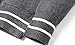 LittleSpring Little Boys Cardigan Sweater for Girls Uniform Sweaters Long Sleeve Knit V-Neck Grey Colorblock 5T