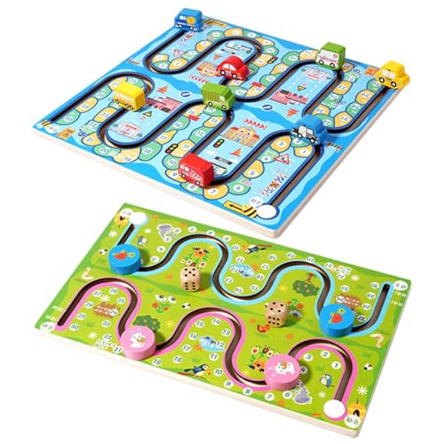 Laberinto De Colores Y Números para Niños | Juego De Mesa De Madera para Habilidades Motoras Finas | Juguete Educativo Sensorial para Preescolar Y Aprendizaje Temprano para Niños Y Niñas