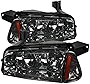 Carpartsinnovate For 06-10 Dodge Charger Replacement Smoke Headlights Headlamps+Corner Signal Lamps