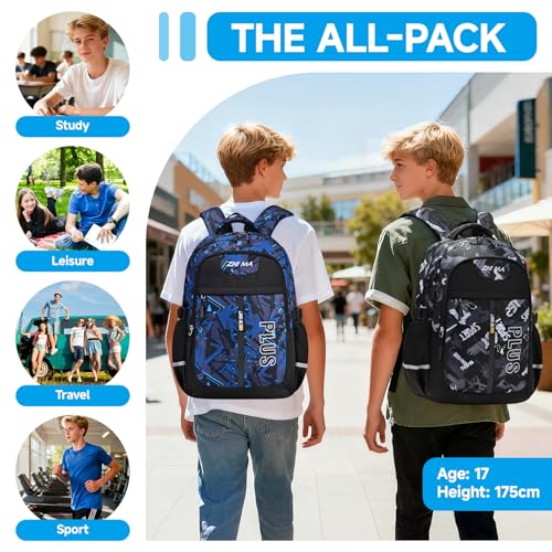 Sac d'école mode imperméable contre le mal de dos des adolescents - 7
