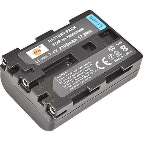 NP-FM50 NP-FM55H DSTE Batterie de rechange, compatible avec Sony NP-FM30 NP-FM51 CCD-TR108, TR208, TRV116, TRV118, TRV126, TRV128, TRV138, appareil photo,...