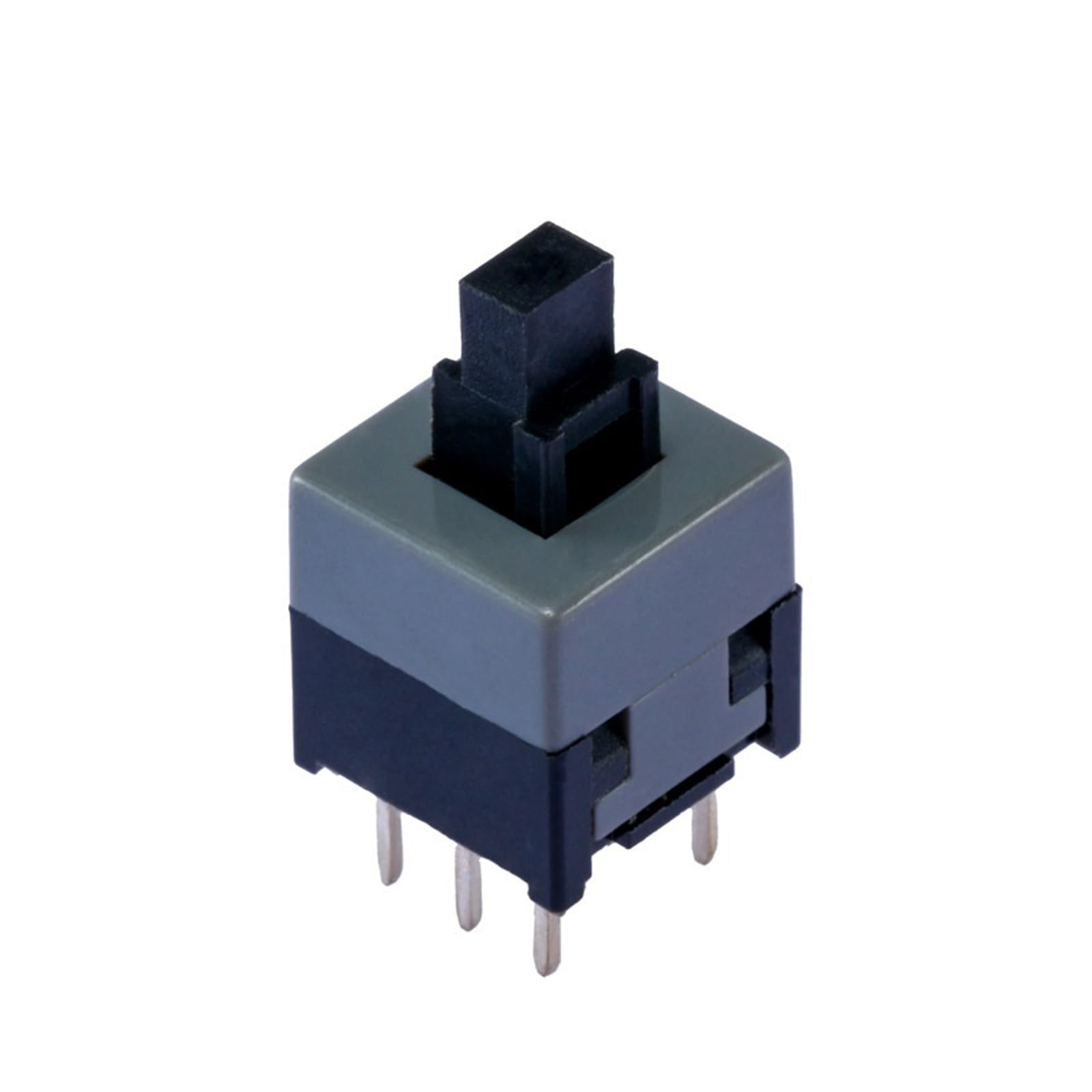 Interruptor de botón de reinicio 8X8 de alta resistencia térmica y autobloqueo estable, 10 u