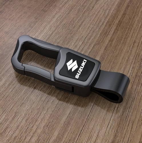 Image of GREENWORLD Premium Scratch-Proof Keychain /Keyring with Car Brand Name Logo | Durable Metal Keyring for Cars & Bikes with 2 Color Strap