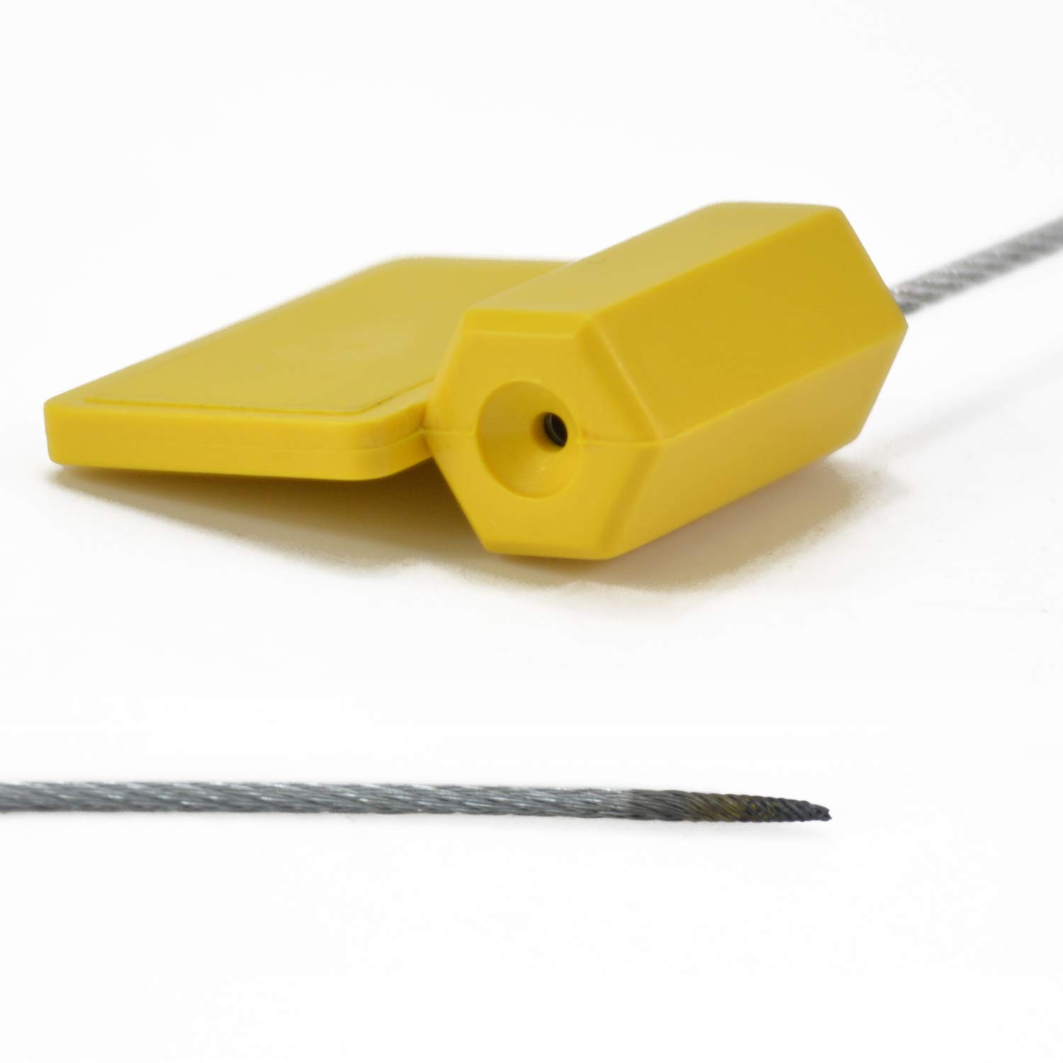 Metalowy kabel stalowy Metalowe plomby zabezpieczające z numeracją, opaski zaciskowe Długość 300 mm 11,8 cala 10/50/100 szt.(10pcs)