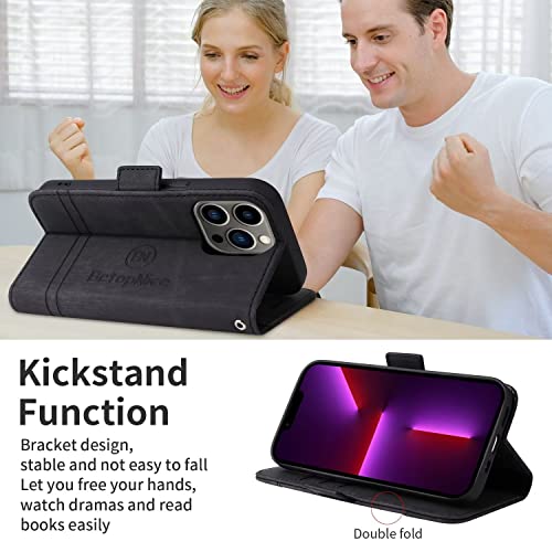 Celular Capa para Xiaomi Poco F4 GT/K50 Case Carteira Corda Anti-perda 5 Slots de Cartão Fecho Magné