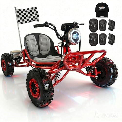 Electric Go Kart 2000W Red
