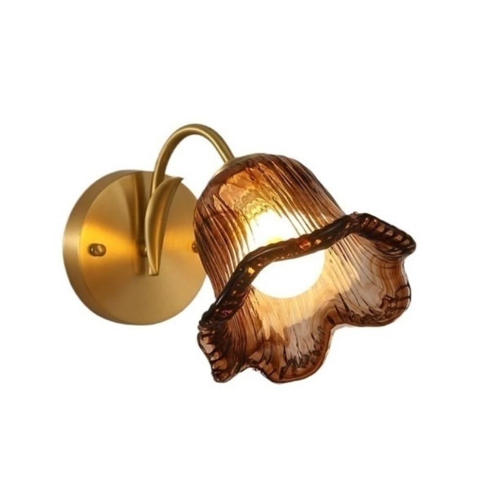 birene Wall Lamp Light Copper Retro Lamp Bedroom Bedside Wall Lamp Living Room Staircase