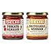 Brooklyn Delhi Indian Chili Sauce Bundle, 9oz. Each: Tomato Achaar + Roasted Garlic Achaar
