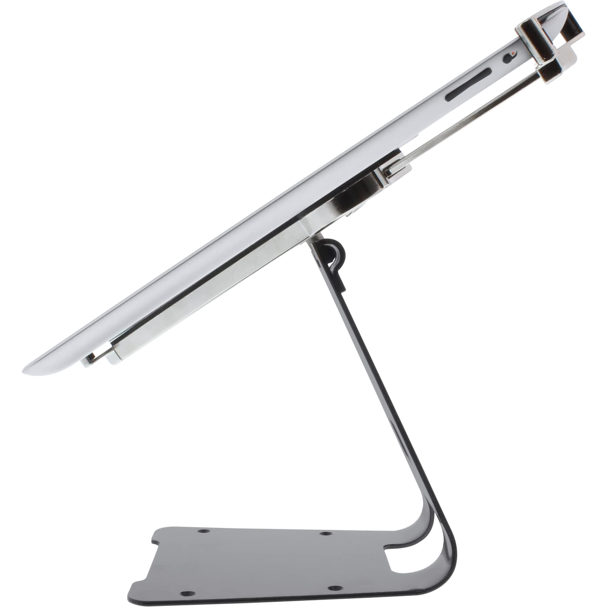 InLine 55727W - Supporto universale per tablet, 10"-13", con serratura di sicurezza, 1,5 m, con chiave, colore: Bianco