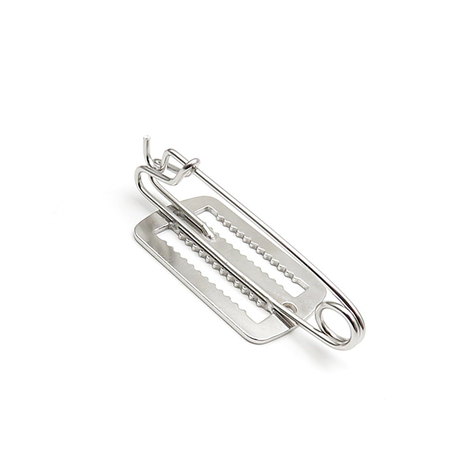 CUNZJIA Stainless Steel Scubas Diving Hanging Buckle Webbing Belt Keeper Buckle Rings Holder for Secure Equipment Connection