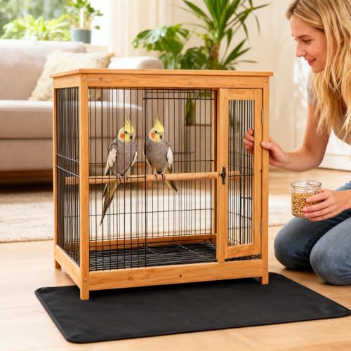 Tapis de sol pour cage d'oiseaux et enclos de chiens