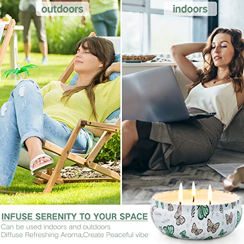 Citronella Candles Outdoor Indoor Large,13.5 Oz 3 Pack Longlast 75-80 Hrs For Each,3 Wicks Jar Citronella Candles Sets For Home Garden Patio Balcony #TOP4