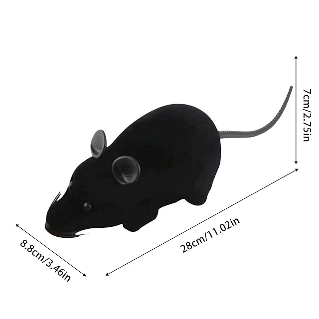 Foto 4 de 8 de Stronrive para Gatos con Ratón con Control Remoto, Electrónico Realista para Gatos, Funciona con Pilas