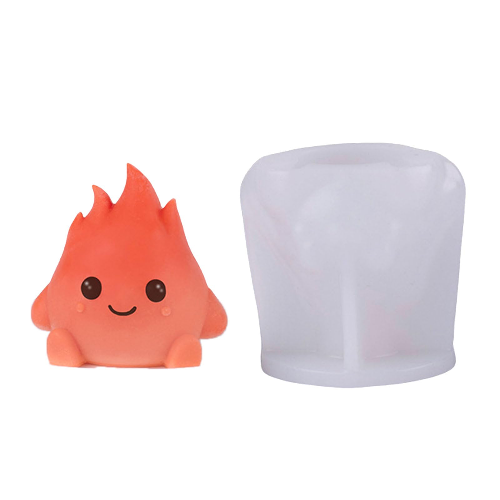 Xjdzineq Flame Silicone Chocolate Cake Molds Fondant Silicone for Resin Craft Soap Cake Baking Tool Epoxy Resin