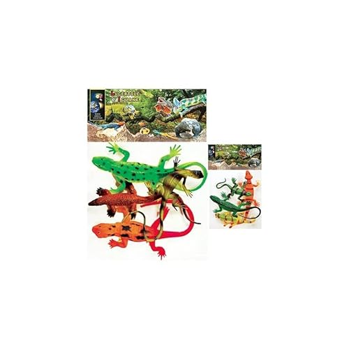 GINMAR S.R.L. UNIPERSONALE - LUCERTOLE ET Iguane 51256 Jouets, Multicolore