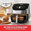 Quick Vortex Virtual Air Fryer with Unmarried ClearCook Drawer and six Good Programmes - Air Fry, Bake, Roast, Grill, Dehydrate, Reheat, Massive Capability with OdourErase- 5.7L, Stainless Metal - 1700W - Image 4