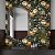 Fvlow Glowing Floral Peel and Stick Wallpaper Vintage Dark Green Wallpaper Vinyl Wrap Kitchen Worktop Covering Self Adhesive Thick Flowers Contact Paper for Cabinets Drawers Sticker Decor 17.4" x 394"