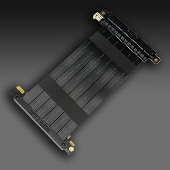 GEEEK Mini Sfx ITX Clear Acrylic G1-SE A4 Computer Case PCI-E-X16 Graphics Extension Cable