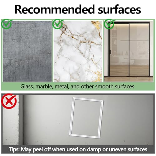 Moldura de pared autoadhesiva flexible moonoom, rodapié de 20 pies para decorar salones 7