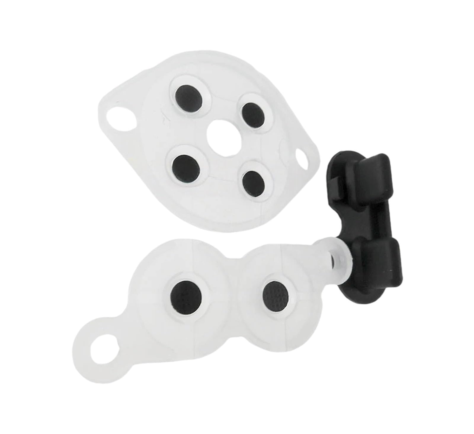 80sets FOR Nintendo for NES conductive adhesive Rubber Replacement Parts For NES for US/for EU for JP Version Joy Pad Silicon Rubber Button(For US)
