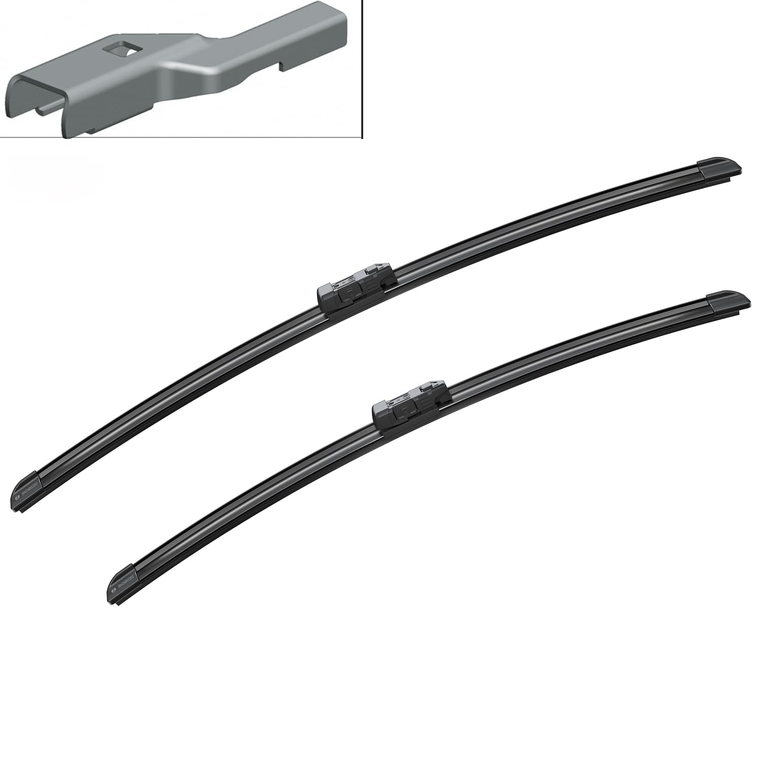 BOSCH Balai d'essuie-glace Aerotwin Spoiler A430S 3397007430 | Compatible avec: LAND ROVER RANGE EVOQUE, LAND RANGE EVOQUE Cabriolet, LAND RANGE EVOQUE VAN, VW TIGUAN, TIGUAN VAN
