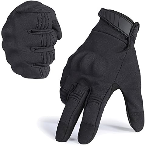 WTACTFUL Winter Warm Tactical Gloves Touch Screen for Airsoft Cycling Motorcycle Motorbike Skiing Snowboarding Camping Bicycle Outdoor Gloves Black XL Cover