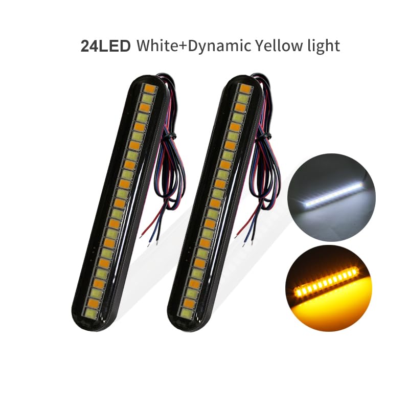 Feu de plaque d'immatriculation moto et clignotants LED stop 12V - 2