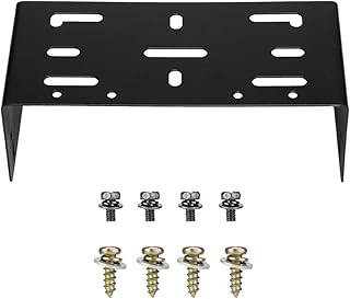 Mounting Bracket, Walkie Talkie Two Way Radio Mounting Brackets and Screws for Kenwood TK7160 TK7160H TK8160, 16.5x7.3x6cm