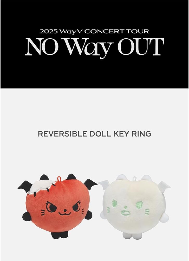 ロウン　韓国　キーリング Amazon.co.jp: WayV - REVERSIBLE DOLL KEY RING キーリング OFFICIAL