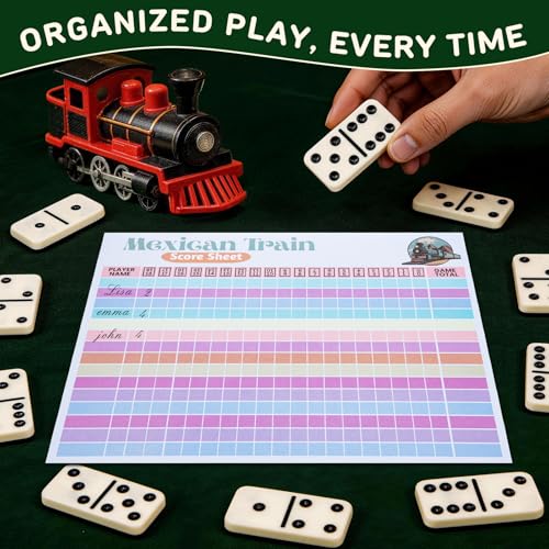 KAIU 3 Pads 150 Sheets Mexican Train Score Pads miniatura 4