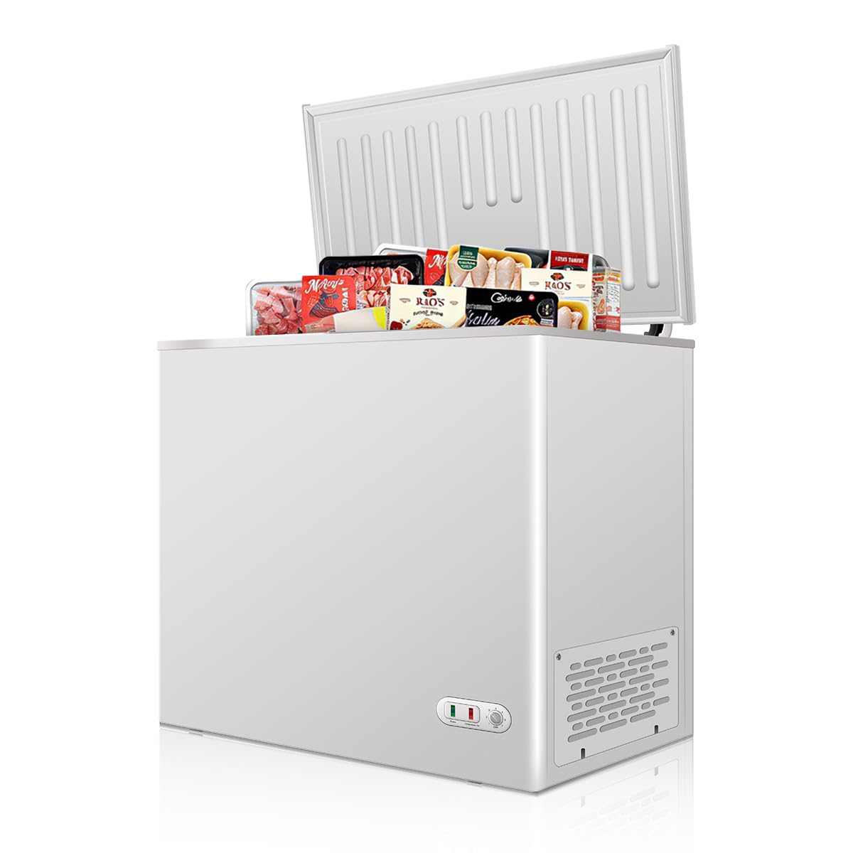 DeepTide DT-BD205 7 cu ft Chest Freezer White