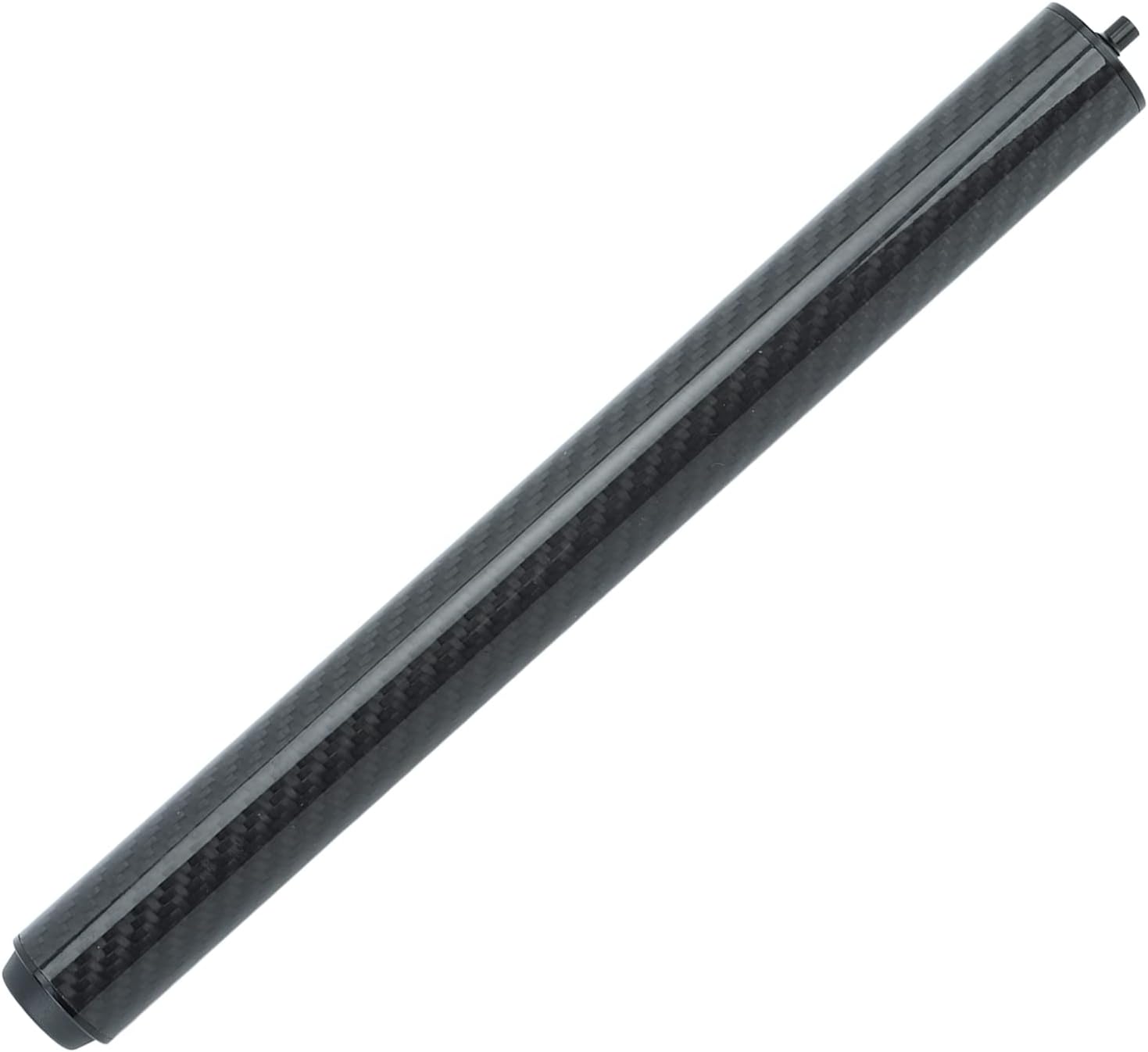 Billiard Cue Extension, Carbon Fiber Practical Pool Cue Extension with Bumper for Billiard Practice