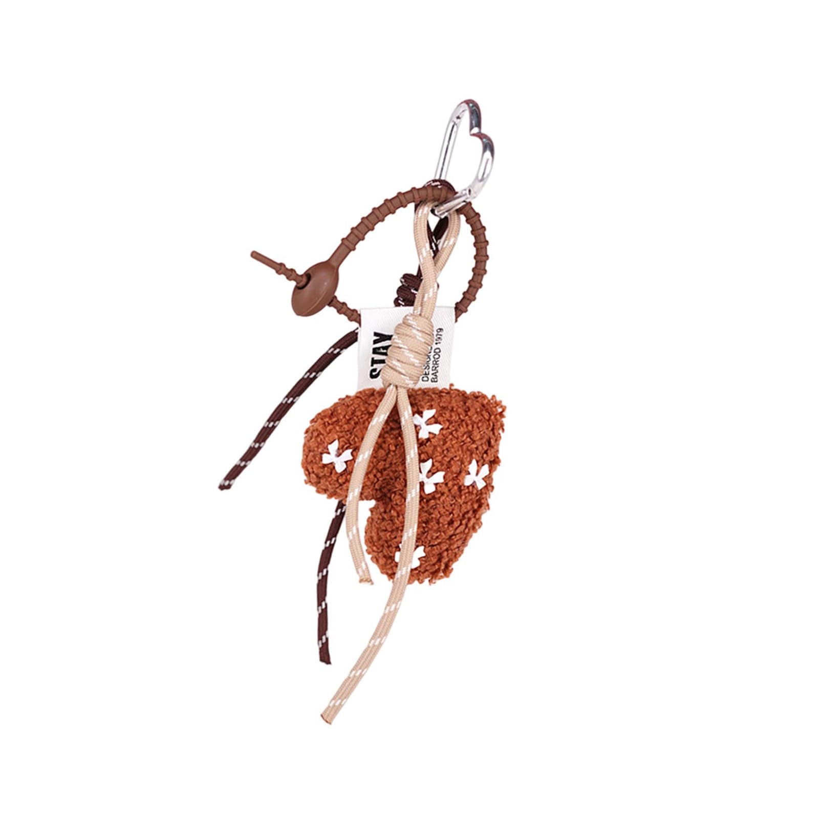 Buxuaaaa Keychain with Intricate Handwoven String Eye Catching Braided Rope Keyring Bag Accessory Bag Accessory