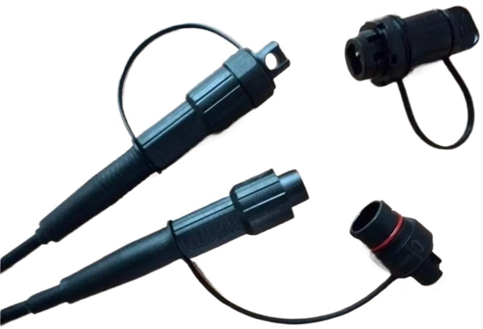 Lot de 10 connecteurs à fibre optique étanches MINI-SC - Indice IP68 pour installations FTTH (prise MINI-SC)