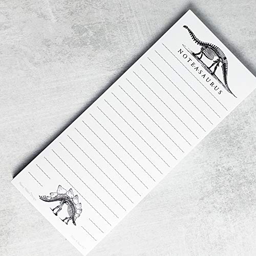 Bloc-notes frigo dinosaure Note-A-Saurus, carnet de notes aimanté et liste de courses