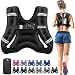 BAGAIL Comfort-Fit Weighted Vest for Woman, Even Weight Distribution, Faster Weight Loss, No-Chafe or Bounce for Walking & Running with Detachable Phone Pouch & Reflective Stripes (Available 5-30lbs)