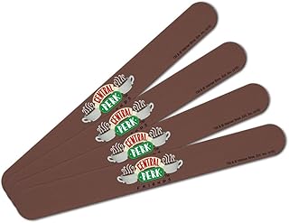 Friends Central Perk Logo Double-Sided Nail File Emery Board Set 4 Pack